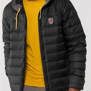 Fjallraven Black Expedition Pack Down Hooded Jacket